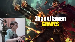 RANK 1 GRAVES  ZhangJiawen Graves vs Corki  ZhangJiawen Rank 1 Graves Guide  Zhang Jiawen [upl. by Asilrahc]