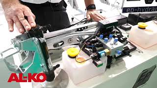 AL KO piedini idraulici EampP Hydraulics per camper e caravan [upl. by Enomys]