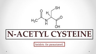 Nacetyl cysteine uses antidote effects for paracetamol mechanism indications and ADRs ☠ [upl. by Vinni]