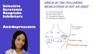 Selective Serotonin Reuptake Inhibitors SSRIs  Antidepressants  Pharmacology NAPLEXNCLEXPTCB [upl. by Nyhagen]