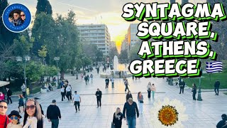 Vlog 623 🇬🇷 Syntagma Square Athens Greece  Short Vacation  Ferleenlain Channel [upl. by Rothschild]