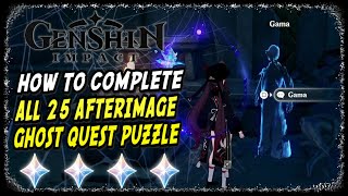 Enkanomiya All Afterimage  Ghost Quest Puzzle Guide  Genshin Impact [upl. by Anirac846]