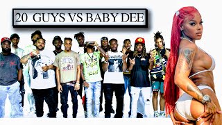 20 MEN VS 1 RAPPER BABYDEE [upl. by Kelila]