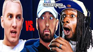 EMINEM GET REAL ABOUT HIMSELF Slim Shady vs Marshall Mathers THE FACEOFF REACTION [upl. by Aset144]