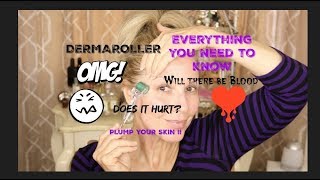 DERMAROLLER for PLUMPED Skin HOW TO [upl. by Pubilis887]