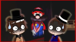 FNAB 1FNAFSMG4 Gacha Club Freddy and Beddy reacts to REMASTERED64 Freddy’s Spaghetteria [upl. by Attiuqihc40]