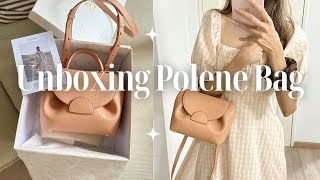 UNBOXING MY FIRST POLENE BAG FIRST IMPRESSION MOD SHOTS [upl. by Elok19]