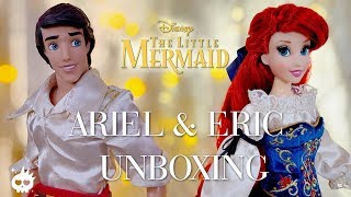 Doll Unboxing Disney Limited Edition Designer  Ariel amp Eric Review  The Little Mermaid [upl. by Jeramie]