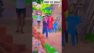 1987 VS 2024 OBJ Majdoor 😂funnyvideo funnyshorts [upl. by Eiliak244]