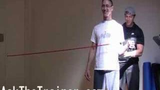 Resistance Tube External Rotation  Rotator Cuff Exercises [upl. by Doherty153]