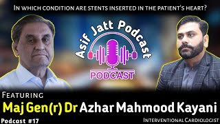 In Which Condition Are Stents Inserted In The Patient Heart  Asif Jatt Podcast [upl. by Leahplar]