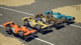 Hover F1 Car  Race  Canyon Brick Rigs [upl. by Adore]