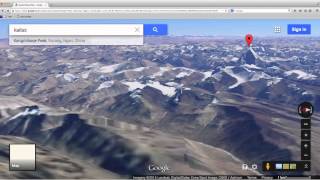 Lord Shiva face on Kailash revealed by Google Earth [upl. by Ettennaej]