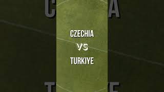 Czechia vs Türkiye euro2024 football match türkiye czechrepublic czechia [upl. by Saxe]