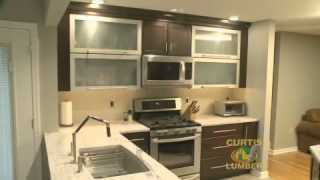 Curtis Lumber Kitchen Cabinet Designer Jay Miller Contemporary Merillat Kitchen in Saratoga Springs [upl. by Naujal]