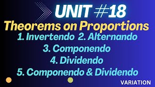 Theorems on Proportions  Chapter 18  10th Class Math  Variation  Sindh Board [upl. by Idham]