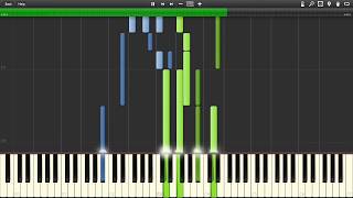 Gregorio Allegri  Miserere mei Deus Synthesia piano tutorial [upl. by Ekle562]