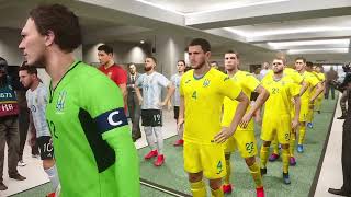 PES 2021 Gameplay  Ukraine vs Argentina  2024 [upl. by Eskill]