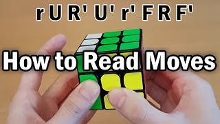 Rubiks Cube How to Read Algorithms Full Notation Guide [upl. by Romano]