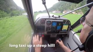 Locher Sarentino Airfield Pilots Guide cockpit view [upl. by Llehsar]