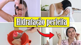 4 PASSOS PARA FAZER UMA HIDRATAÇÃO PERFEITA por Julia Doorman [upl. by Docila959]