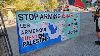 Soutien populaire spectaculaire des Marseillais à la Palestine [upl. by Fiora]