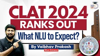 CLAT 2024  NLU at your Rank NLU Preference List 2024  CLAT Result 2024  CLAT 2024 Cut off [upl. by Emylee]