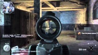 Call of duty Black ops Match à parisTireur délite HD FR  commentaire [upl. by Netloc434]