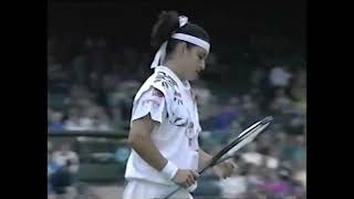 Arantxa Sanchez Vicario vs Katerina Maleeva  1994 Wimbledon R1 Highlights [upl. by Ahmar933]