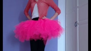 How to DIY Tutu ohne Nähen  without sewing  sooohhalt [upl. by Seidule757]