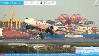 🔴 LIVE Sydney Airport Plane Spotting  ATC w Tim 🔴 Live Airport Cam by SydSquad Australia 空港ライブカメラ [upl. by Rafa]