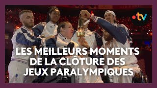 Cérémonie de clôture des Jeux Paralympiques  les meilleurs moments [upl. by Aiderfla]