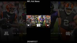 AFC North Rankings Wide Receiver [upl. by Temirf]