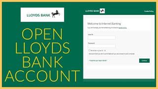 How to Open Lloyds Bank Account Online Lloydsbankcom Sign Up 2021 [upl. by Bela]