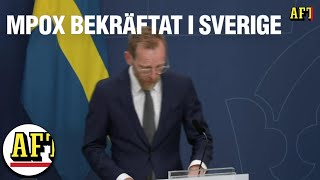 Ett fall av den allvarligare varianten av mpox bekräftat i Sverige [upl. by Suiraj227]