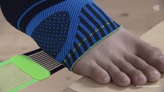 Bauerfeind Sports Ankle Support Video Anleitung Anlegen [upl. by Keenan]