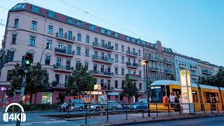 Berlin Walk in Summer Evening 2020 Prenzlauer Berg Winsviertel 4K City real binaural sounds ASMR [upl. by Melinde386]