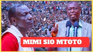 MIMI SIO MTOTO WAKO RUTO FURIOUS GACHAGAU RANTS AT RUTO FOR SENDING KINDIKI amp ICHUNGWA TO HIM [upl. by Janot]