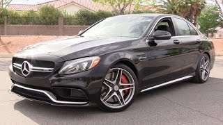 2016 MercedesAMG C63 S  Start Up Road Test amp In Depth Review [upl. by Quickman]