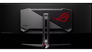 ASUS Introduces Super Ultra Wide ROG Swift OLED PG49WCD Gaming Monitor at Computex 2023 [upl. by Yelkao]