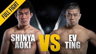 ONE Full Fight  Shinya Aoki vs Ev Ting  Signature Submission  October 2018 [upl. by Kone]