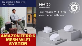 Amazon eero 6 mesh Wi Fi system  wifi router  wifi extender  networking system  smart home [upl. by Eidod128]