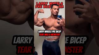 Larry Wheels pre Bicep Tear☠️ larrywheels powerlifting bodybuilding gym shorts [upl. by Ecidnak]