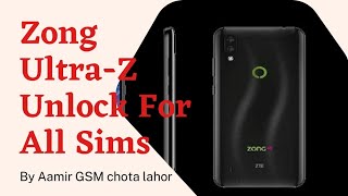 Zong ZULTRA unlock for all SIMS with Avengers BOX UNLOCK SIM LOCK Free Method [upl. by Panaggio]