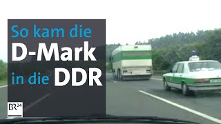 Gigantischer Geldtransport Milliarden DMark für die DDR  Abendschau  BR24 [upl. by Achilles]