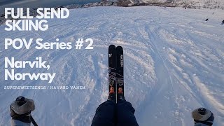 FULL SEND SKIING  POV Series 2  Narvik Norway [upl. by Dublin]