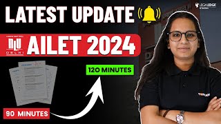 AILET 2024 Latest Update  New Notification Out  Good News for Aspirants🥳 [upl. by Onaivatco370]