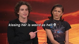 Timothée Chalamet being smooth and funny with women for 5 minutes straight  Part 2 [upl. by Otrevogir]