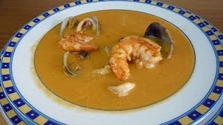 CREMA DE MARISCO🍲🦐🐟 Receta navideña [upl. by Gisser]