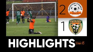 MATCH HIGHLIGHTS Week 18 MTN Super League 2023 24 Kansanshi Dynamos FC 2 vs 1 Trident Fc [upl. by Aneetsyrk]